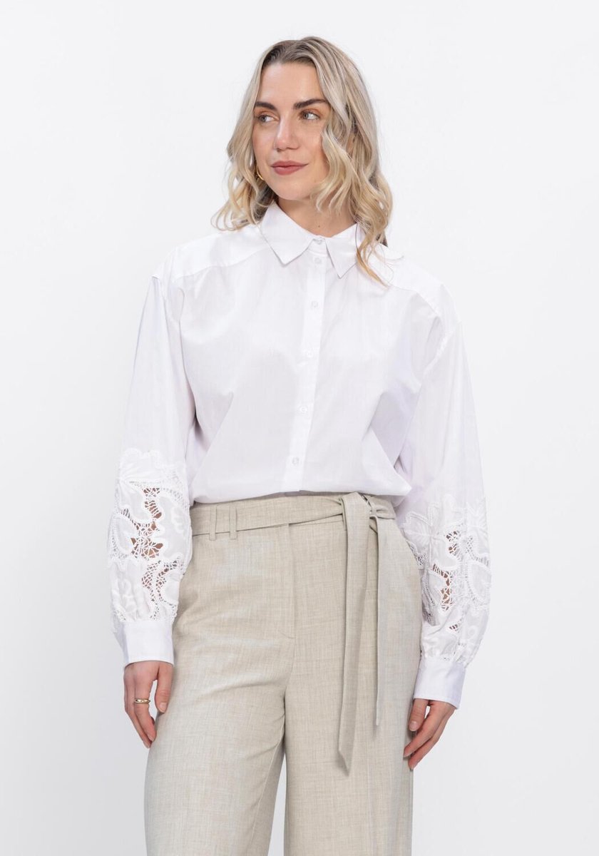 Beaumont Amal Blouse Dames - Jurken - Wit - Maat 38