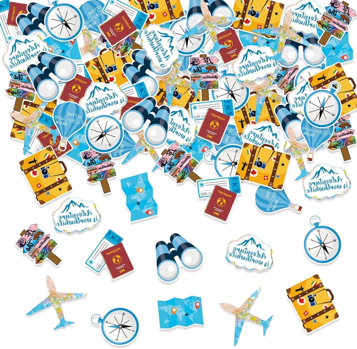 Feestelijke Verjaardagsconfetti voor Party Decoratie - 100 Stuks, Kleurrijke Versiering, Feestartikelen