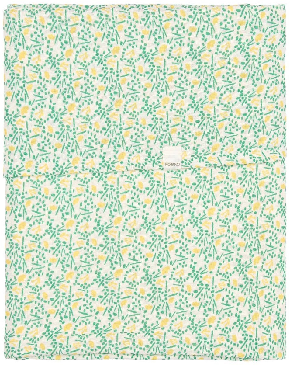 Koeka ledikantlaken Meadow off white 110x140