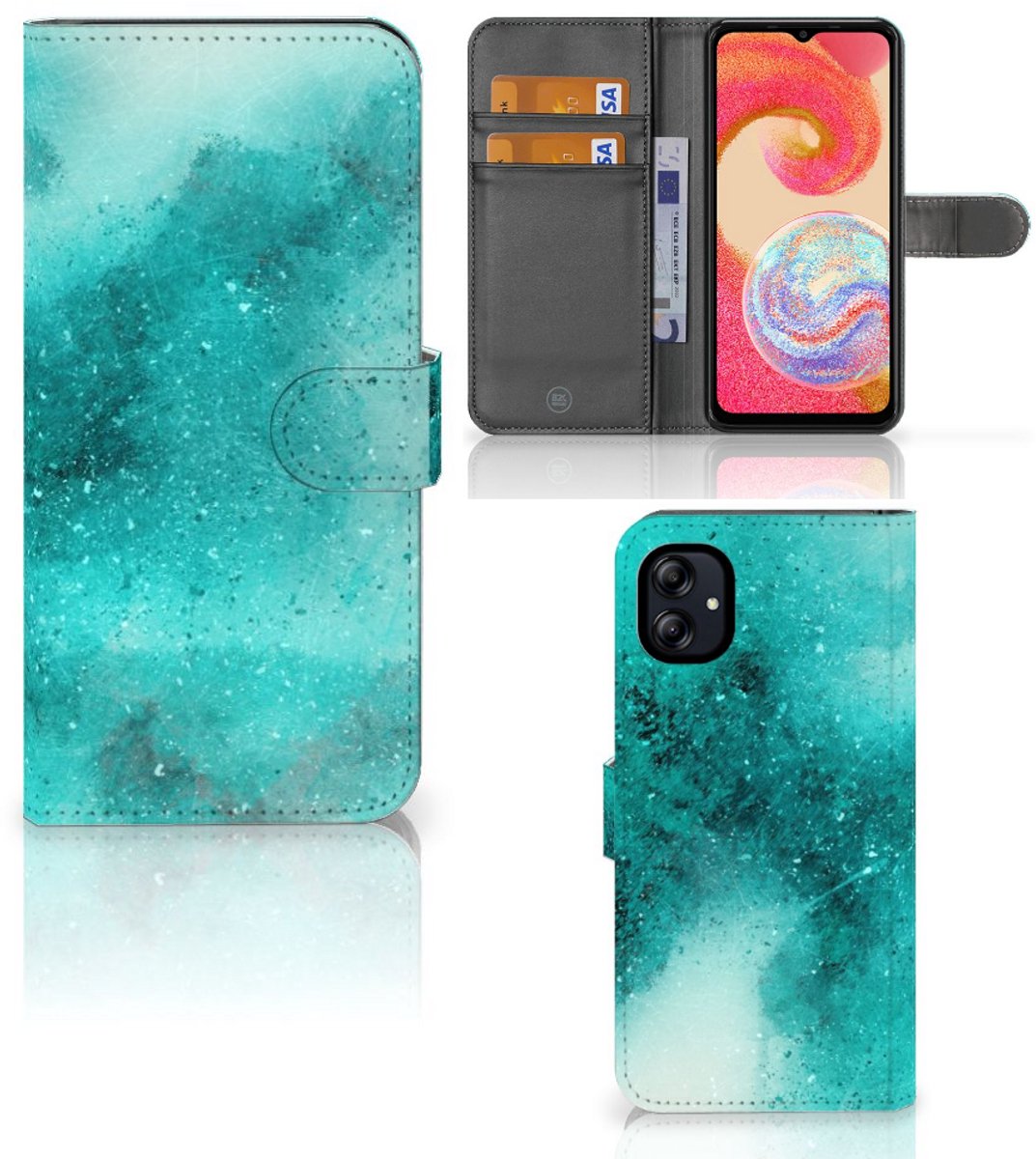 Hoesje Samsung Galaxy A04e Painting Blue