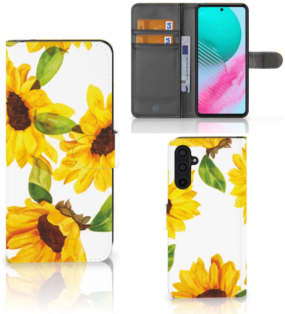 Hoesje voor Samsung Galaxy M54 Zonnebloemen