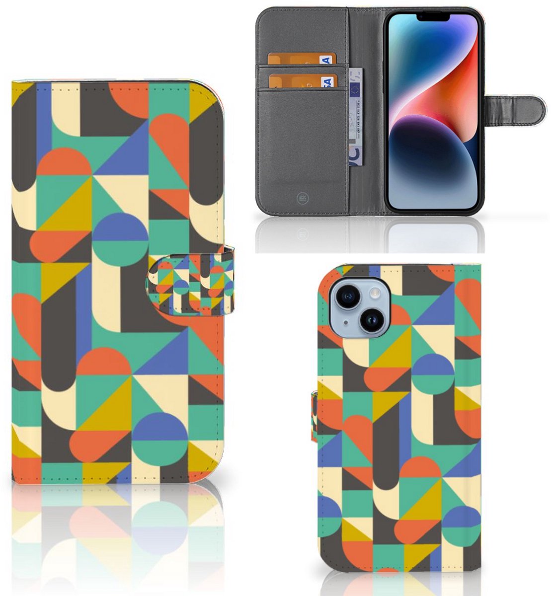 iPhone 15 Plus Telefoon Hoesje Funky Retro