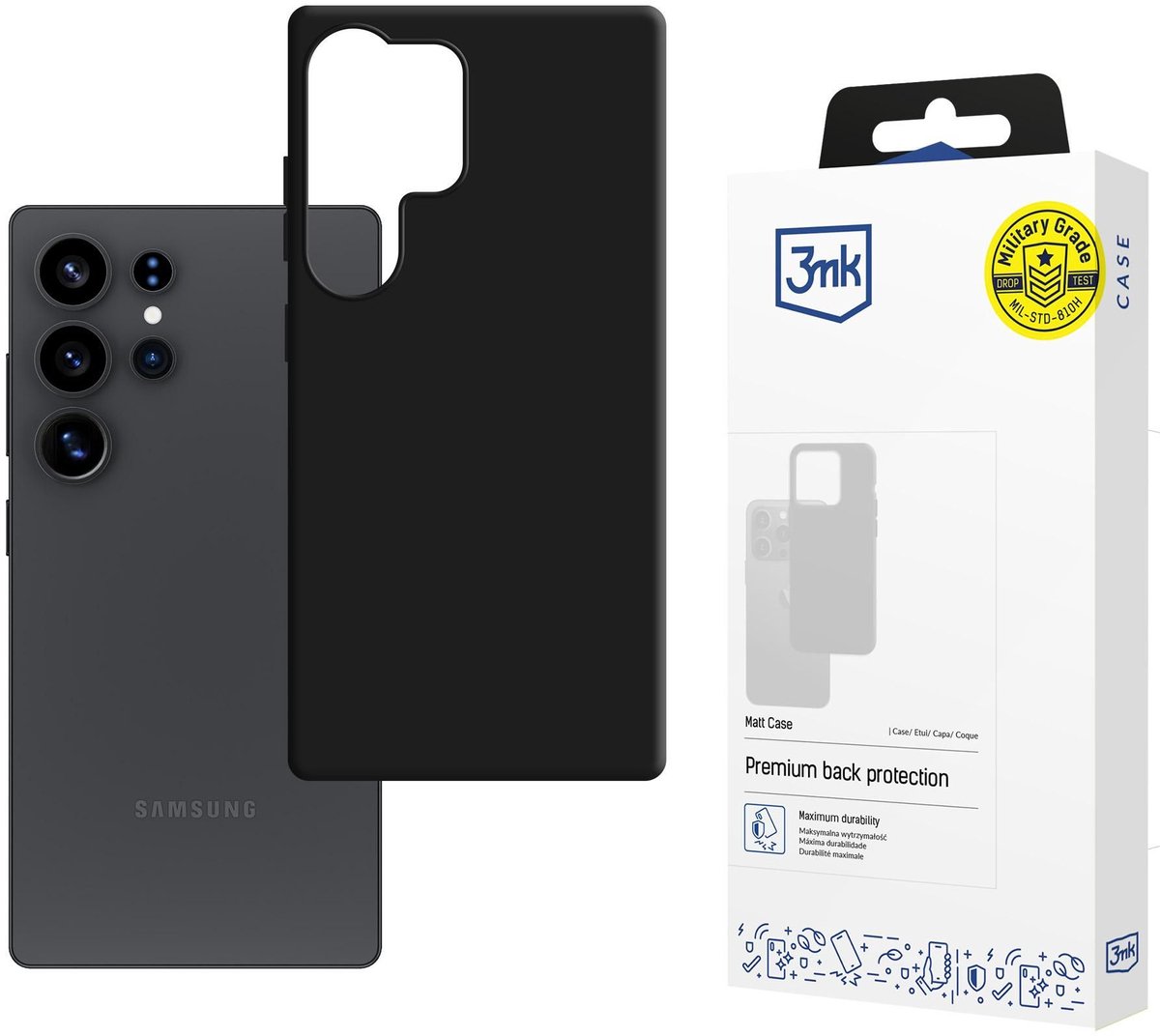 Samsung Galaxy S25 Ultra - 3mk mat hoesje