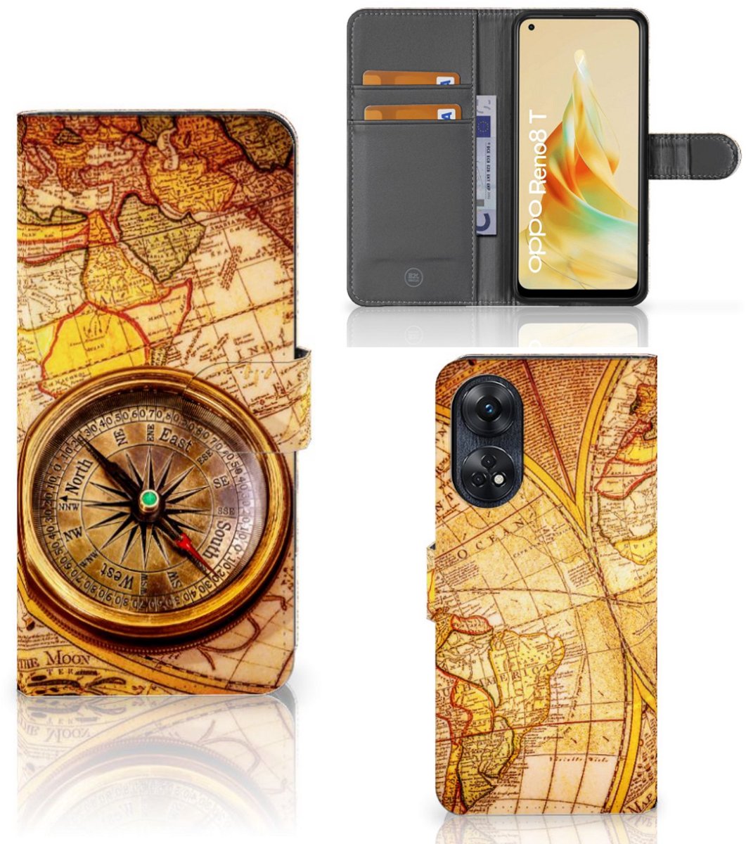 OPPO Reno8 T 4G Flip Cover Kompas