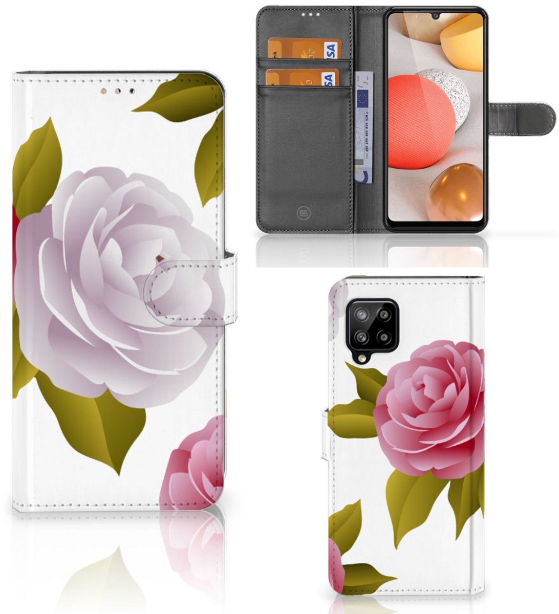 Samsung Galaxy A42 5G Hoesje Roses