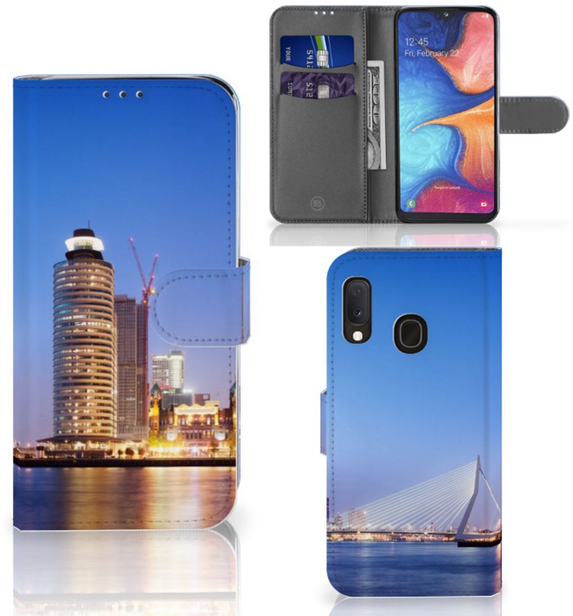 Samsung Galaxy A20e Flip Cover Rotterdam