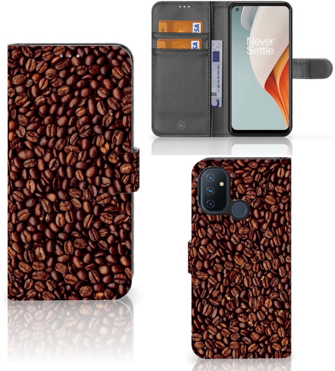 OnePlus Nord N100 Book Cover Koffiebonen