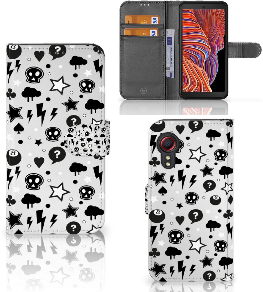 Telefoonhoesje met Naam Samsung Galaxy Xcover 5 Silver Punk