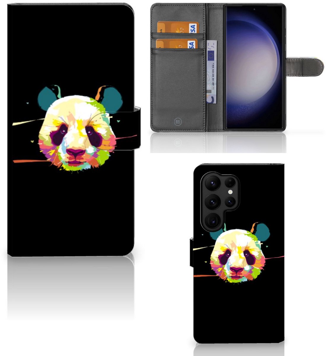 Samsung Galaxy S23 Ultra Leuk Hoesje Panda Color