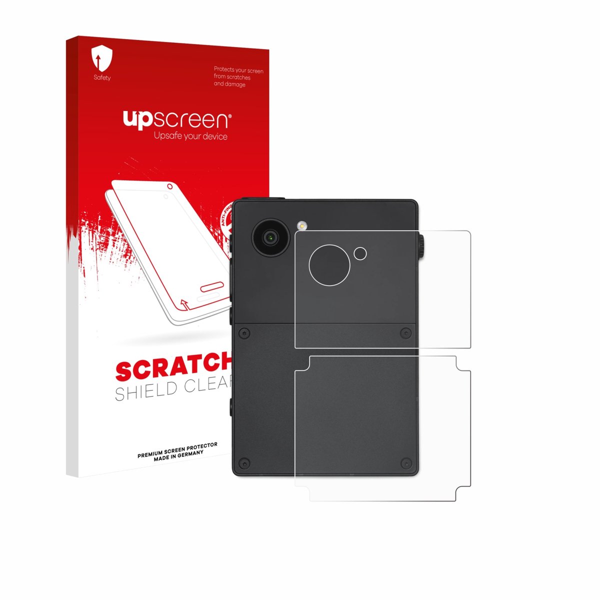 upscreen - Screenprotector voor Light Phone 3 (Achterkant) - Folie Beschermfolie transparant