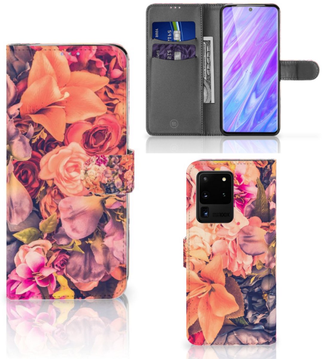 Samsung Galaxy S20 Ultra Hoesje Bosje Bloemen