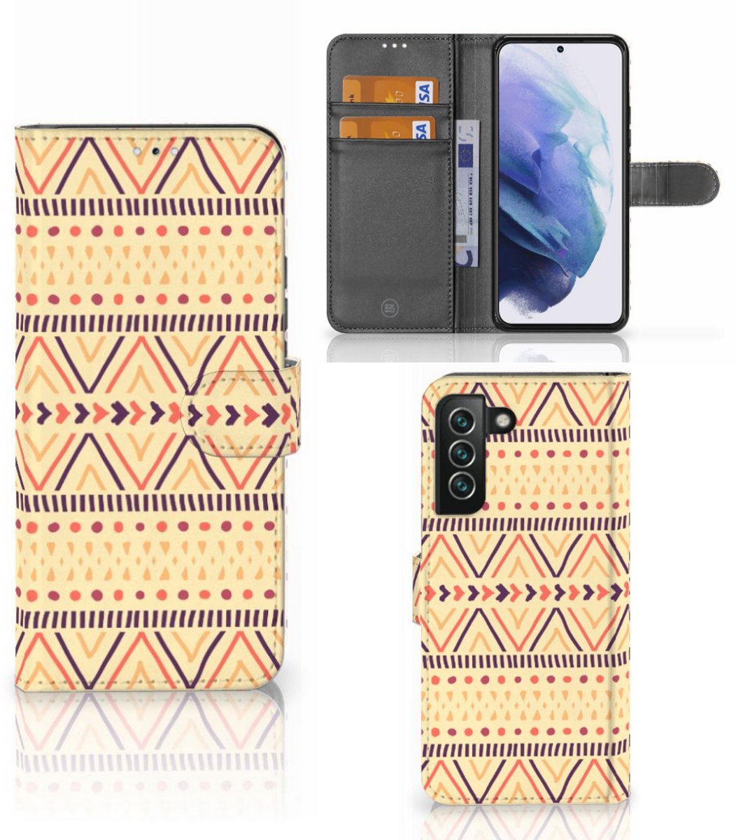 Samsung Galaxy S22 Plus Telefoon Hoesje Aztec Yellow