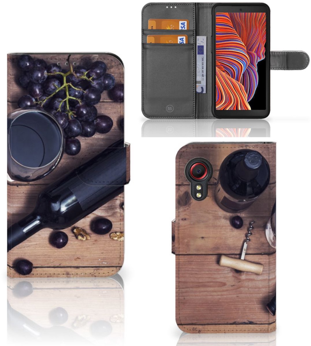 Samsung Galaxy Xcover 5 Book Cover Wijn
