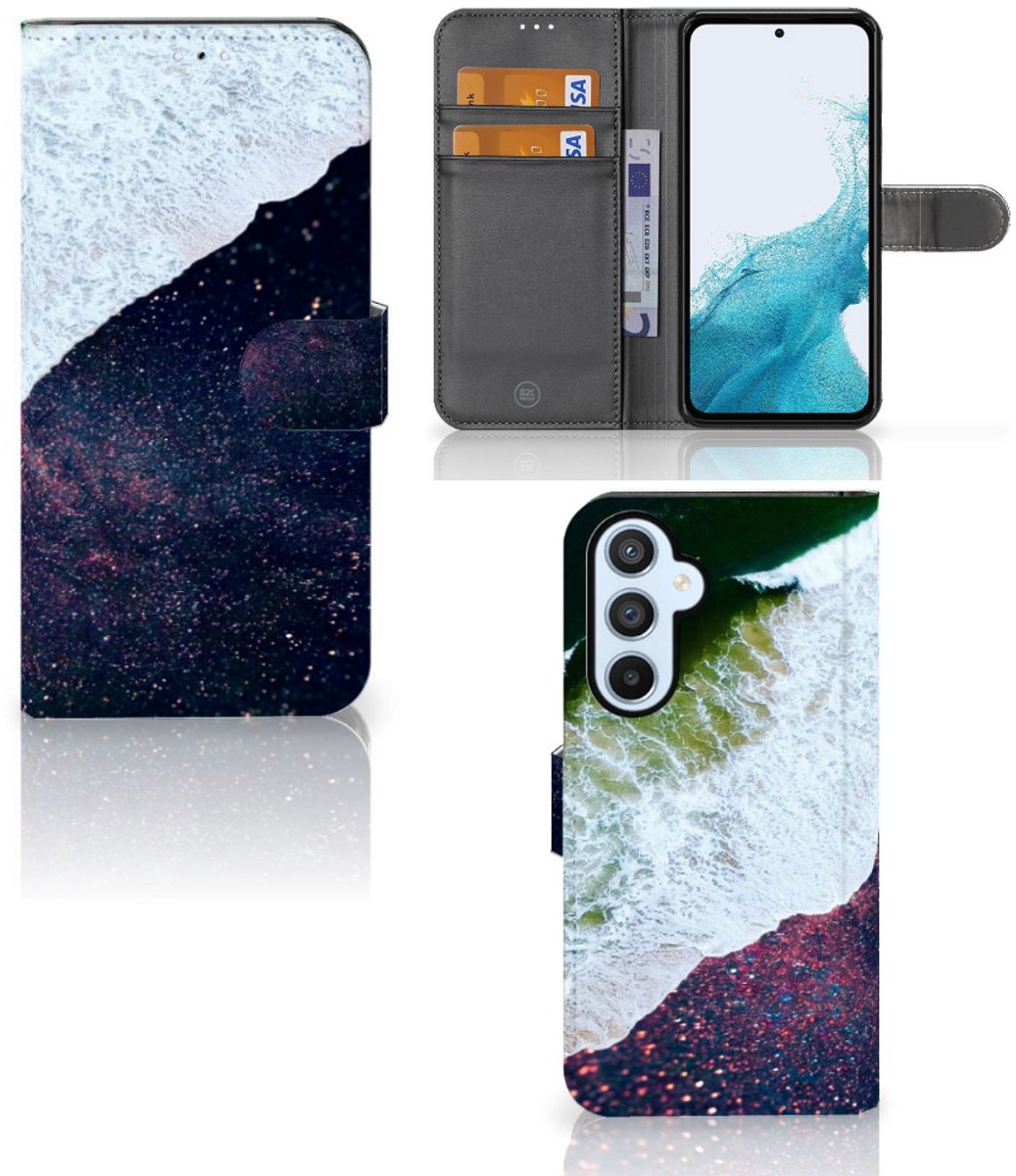Samsung Galaxy A54 5G Book Case Sea in Space