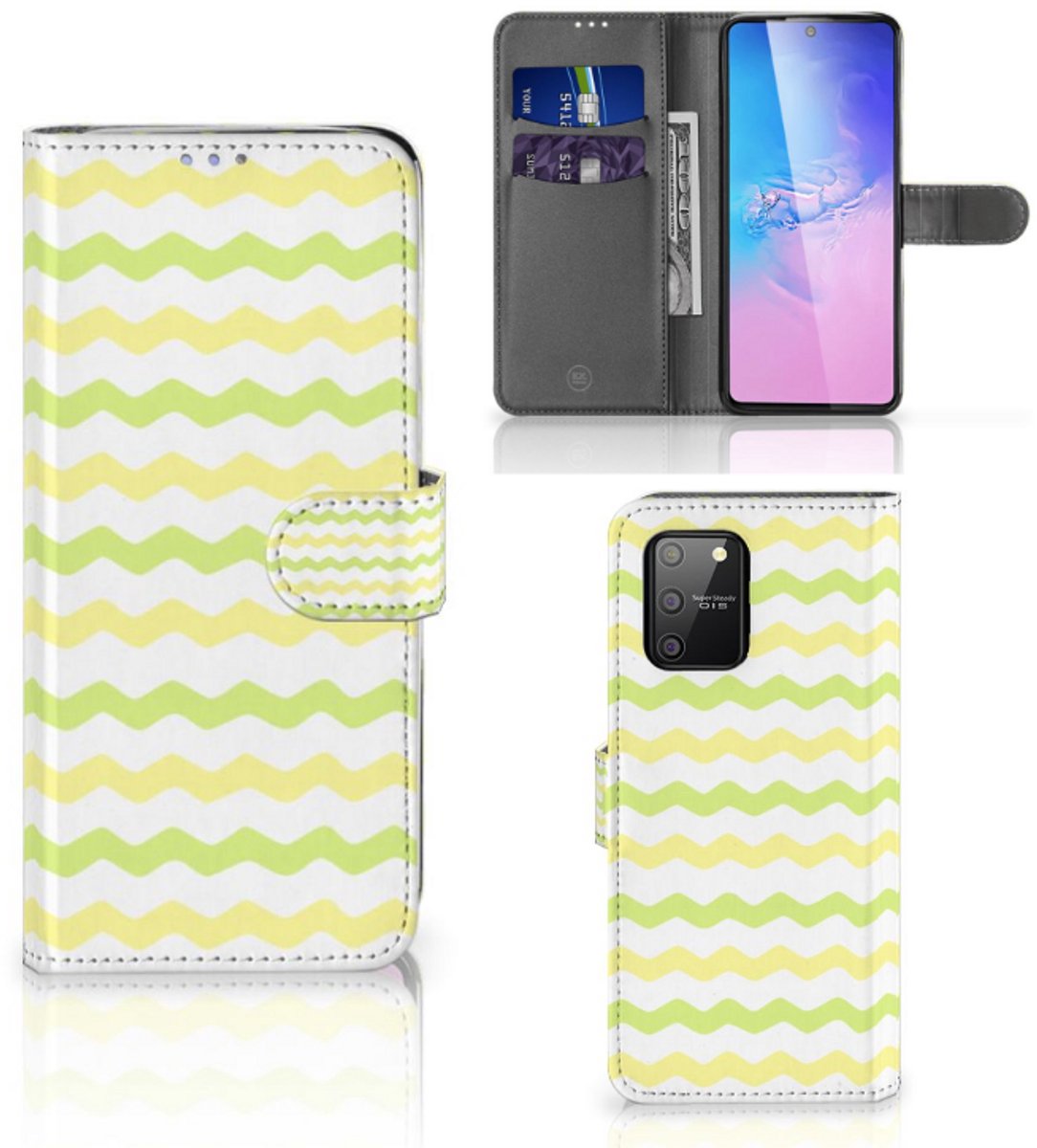 Samsung S10 Lite Telefoon Hoesje Waves Yellow