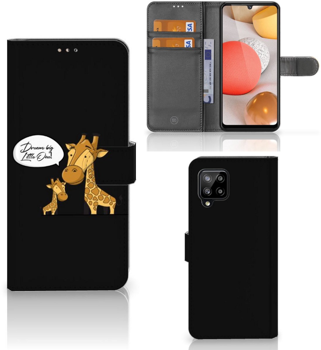 Samsung Galaxy A42 5G Leuk Hoesje Giraffe