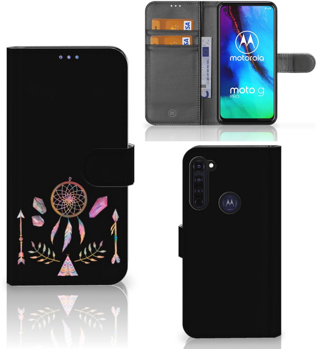Motorola Moto G Pro Leuk Hoesje Boho Dreamcatcher