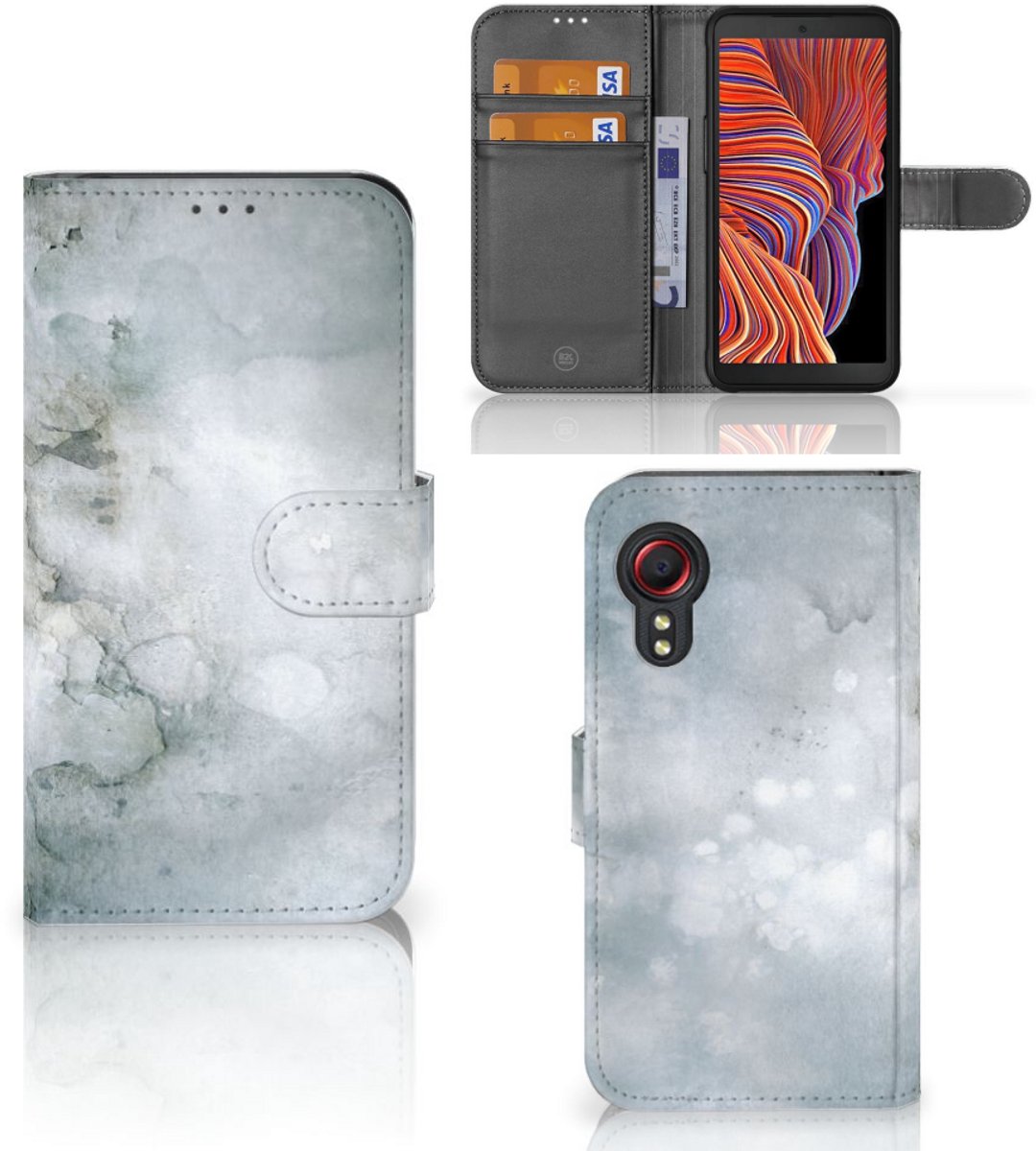 Hoesje Samsung Galaxy Xcover 5 Painting Grey