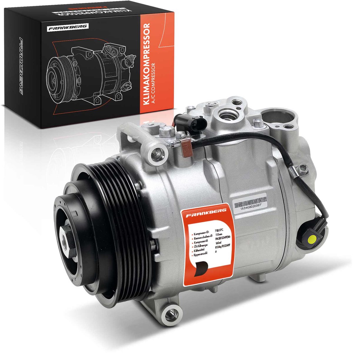 Frankberg 1x airconditioningcompressor voor Benz