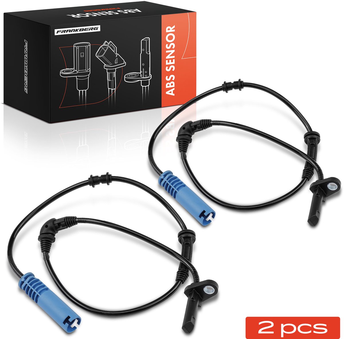 Frankberg 2x ABS Sensor Vooras voor BMW