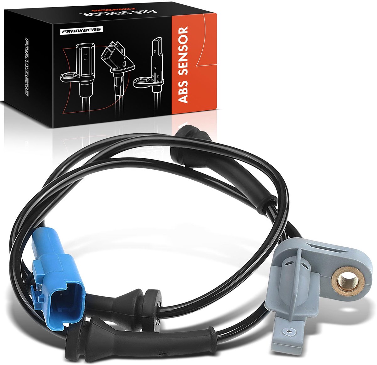 Frankberg 1x ABS Sensor Achteras Links Rechts voor Peugeot