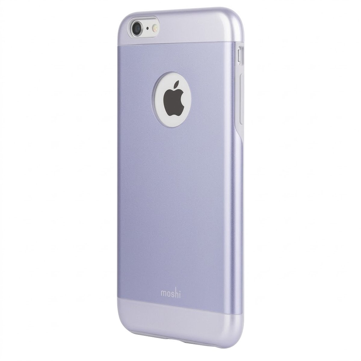 Moshi, Hoesje Geschikt voor Apple iPhone 6 Plus / 6s Plus Ultradun Hybride Model iGlaze, Paars