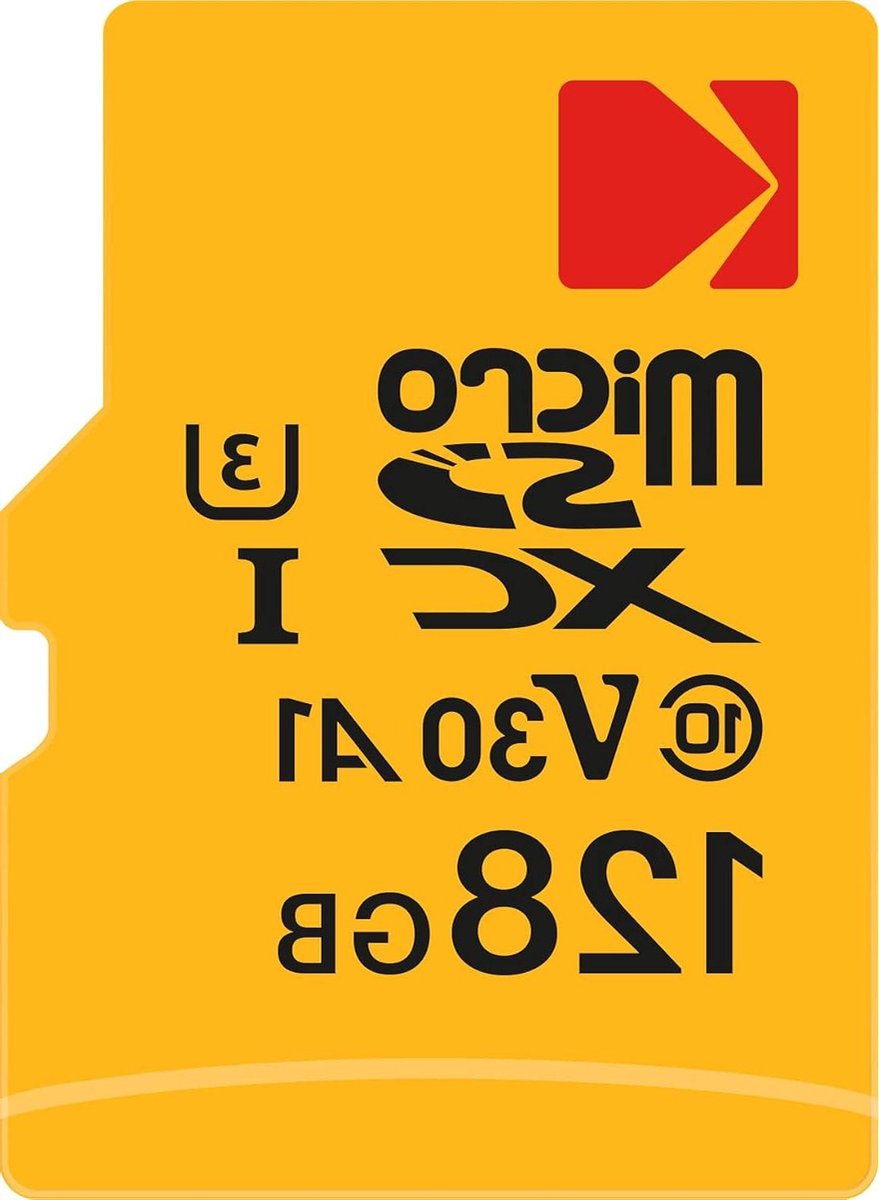Kodak - Micro SD-kaart 128 GB UHS-I U3 V30 A1 microSDHC/XC - Micro SD-geheugenkaart - Leessnelheid 95MB/s Max - Schrijfsnelheid 85MB/s Max - Extra opslag Multimedia-apparaten