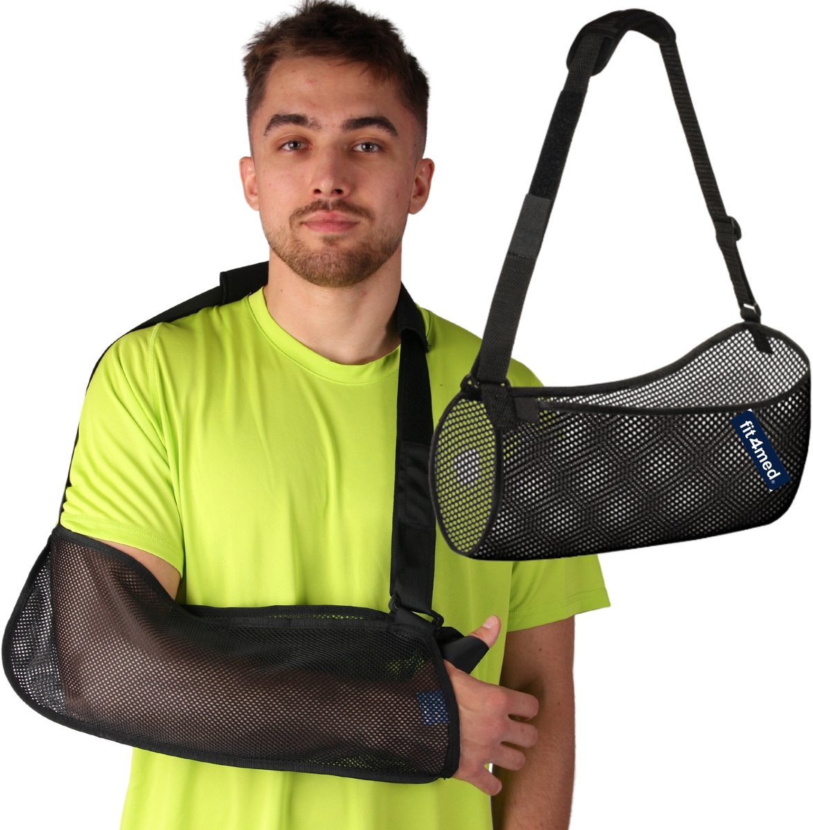 MONA FIT4MED - Orthopedische Arm Sling - Mesh Materiaal - Verstelbare Naramiennik - Universeel