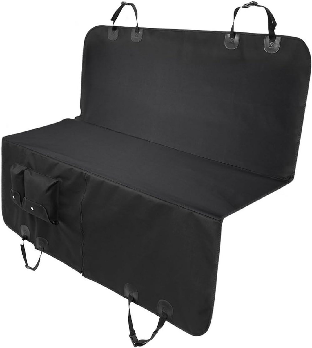 Honden autostoelhoes - Huisdier autodeken - Auto beschermen - Waterdicht Oxford stof - 147 x 137 cm - Zwart