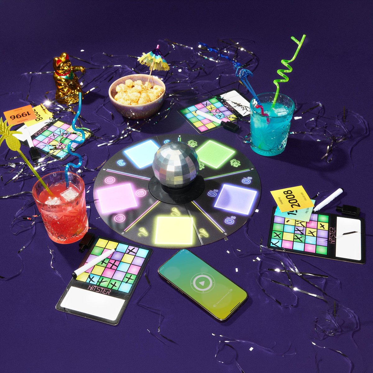 Hitster Bingo party MUSIC GAME, interactief gezelschapsspel, Partyspel, Actiespel, PLAYGAME — cadeau in Partyspellen - foto 7