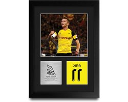 HWC Trading Marco Reus Borussia Dortmund Geschenken Afgedrukt Gesigneerde Handtekening Foto Voor Voetbalfans En Voetbalsupporters - A4 Portret Ingelijst