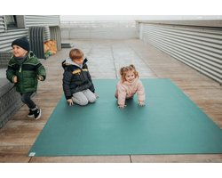 Outdoor kruipmat Sanosoft - gemaakt in Duitsland - Öko-Tex 100 - Petrol 240x300cm