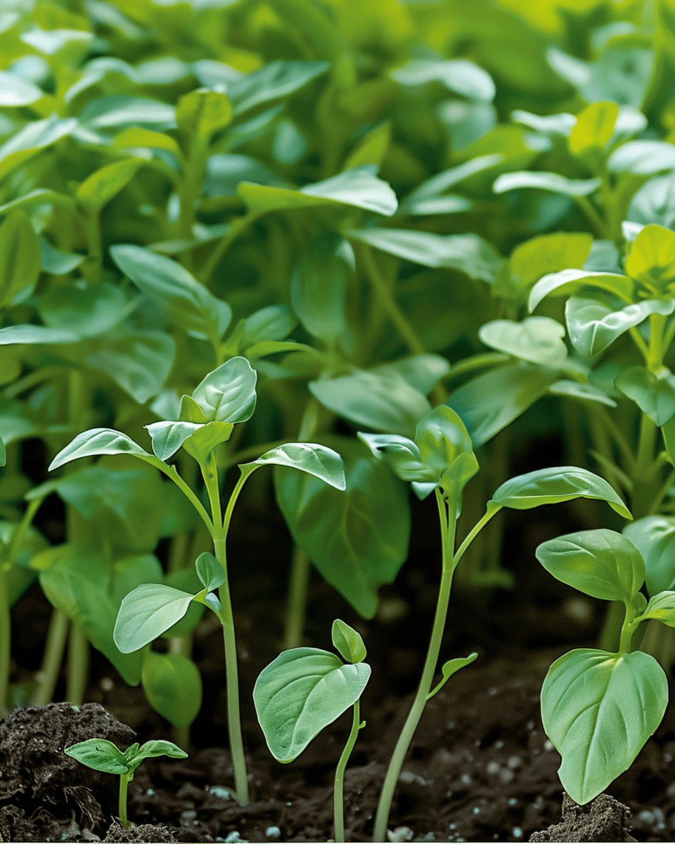 Citroenbasilicum Zaden Microgreens Ocimum Basilicum Eenjarig