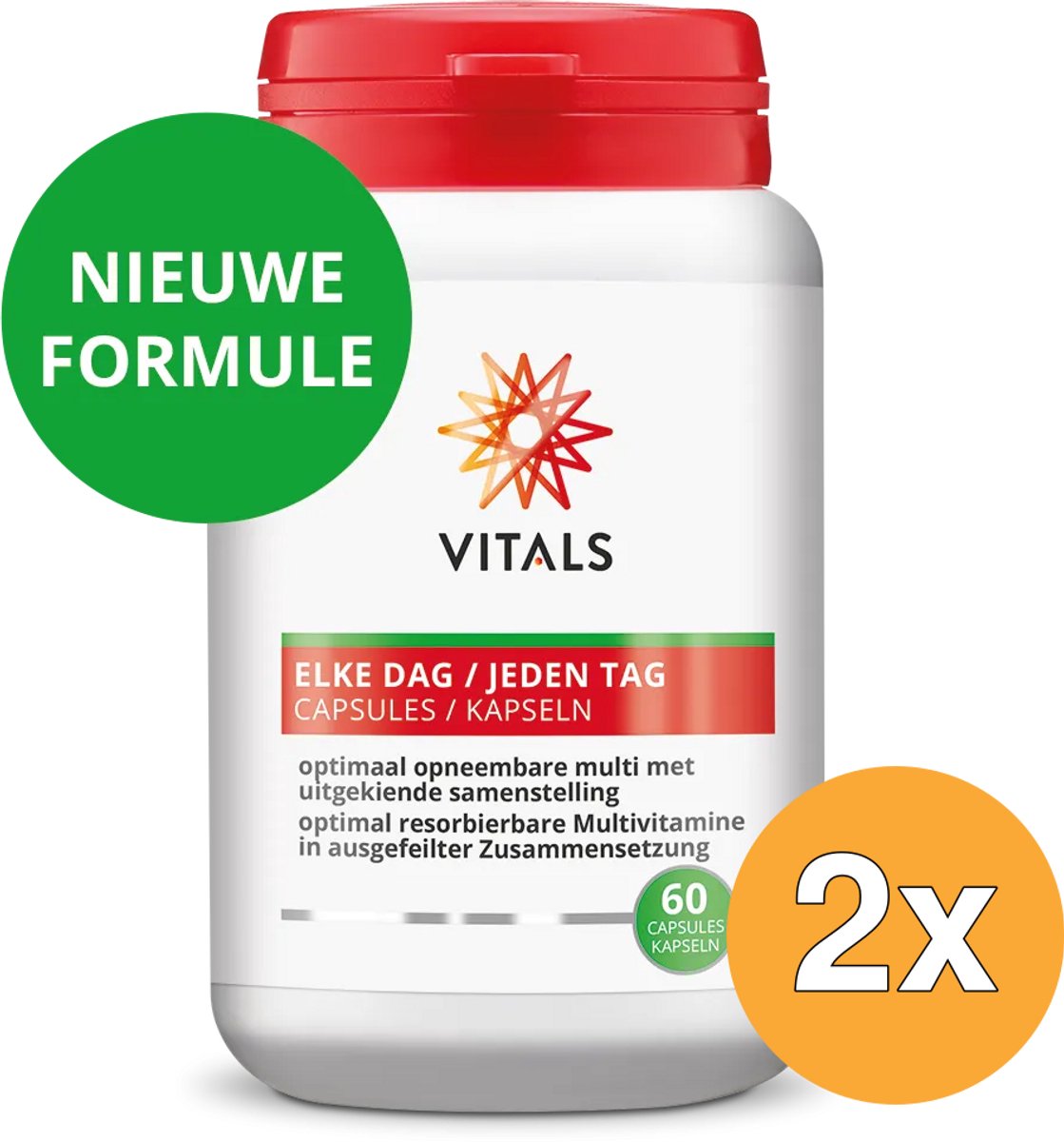 2x Vitals Elke Dag (60 capsules)