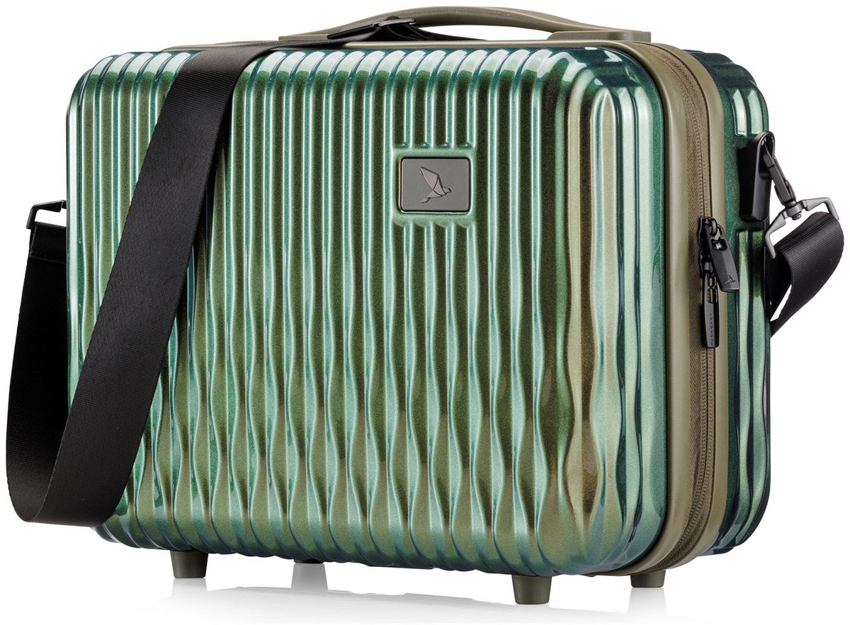 Pack Easy Flow Beautycase 35 cm - 15 L - Ritssluiting - bronze-green