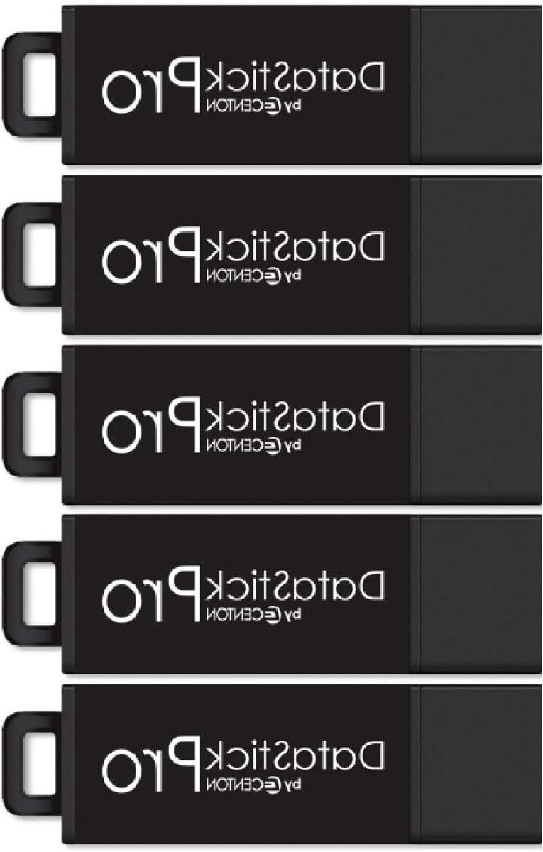 USB Flash Drive - Datastick Geheugenstick - Gegevens Opslaan - Aluminium Behuizing - 8GB - Zwart