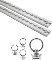 Aluminium Airline Rails - Sjorrails Inbouwprofiel - Voertuig Lading ...