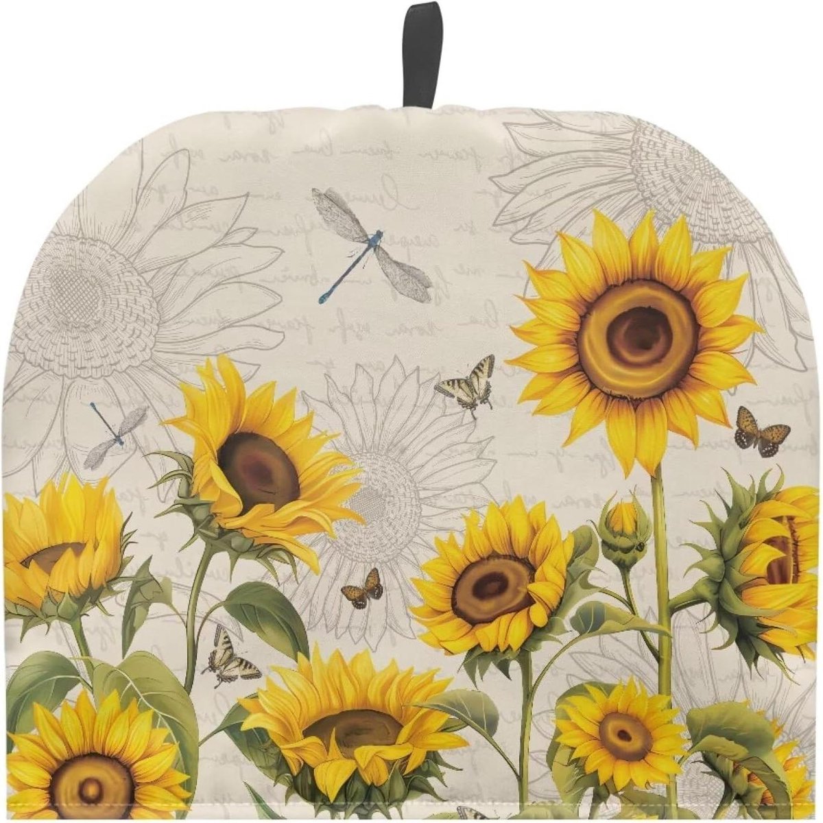 Theepot Warmer - Thee Gezellig - Thee Warm Houden - Zonnebloem Patroon - 32 x 25 cm - Multicolor