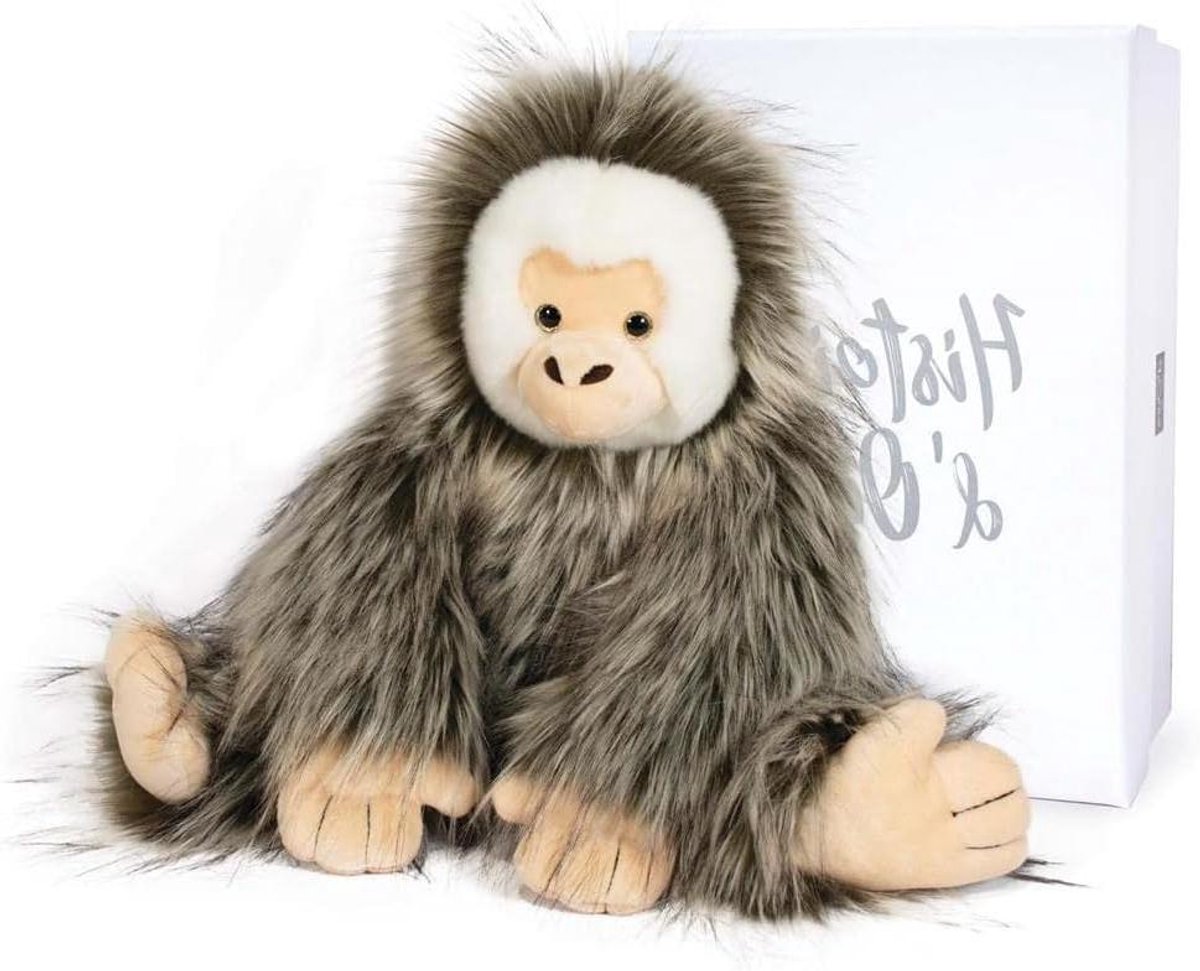 Capucijn aap knuffel - Pluche aap - Knuffelen en spelen - Wasbaar op 30 graden - 45 cm - Bruin