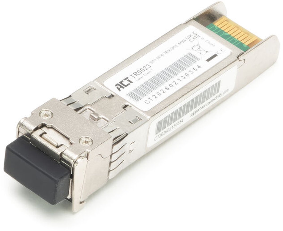ACT SFP+ SR transceiver gecodeerd voor HP / HPE / Aruba / Procurve / H3C (J9150A/J9150B/J9150C/J9150D)