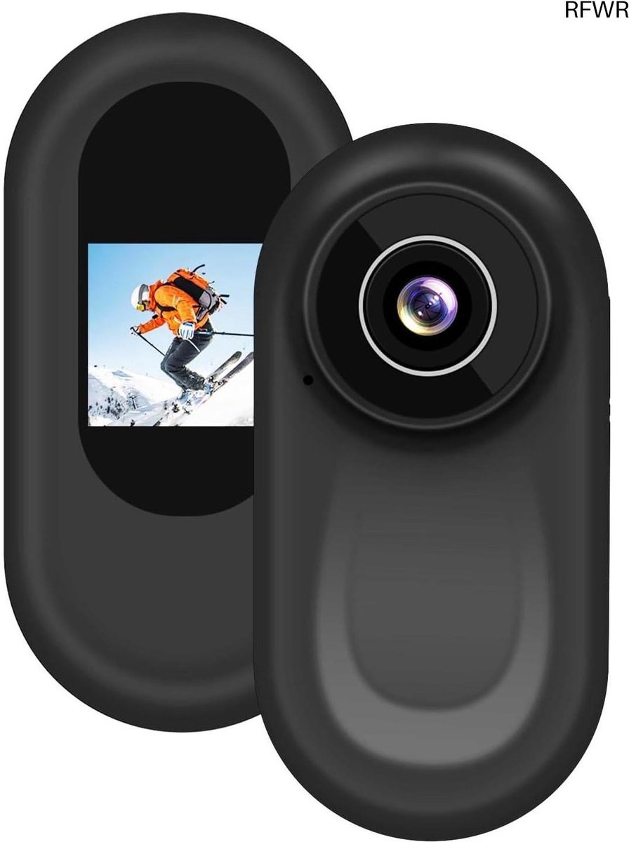 Mini Actie Camera - Helm Camera - Motor Ritten Vastleggen - Automatisch Nachtzicht - 1080p Resolutie - Zwart