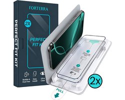 Screenprotector - 2 Stuks - Geschikt voor Apple iPhone 16 Pro Max - Met Montage Frame - Perfect Fit Kit - Geen Luchtbellen - Gehard Glas - Beschermglas - Tempered Glass - Screen Protector - Nauwkeurige Plaatsing - Case Friendly