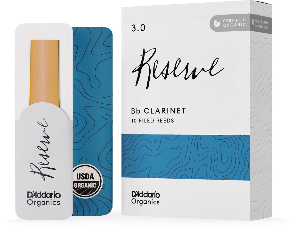 D'addario Organic Reserve Filed 2,5 Bb Klarinet