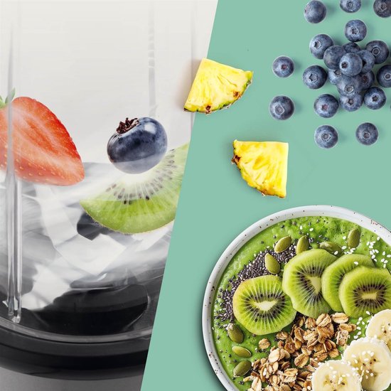 Mini Blender - Persoonlijke Blender - Smoothies Maken - Draagbaar Ontwerp - 400 ml - Wit van MINI — afbeelding 4