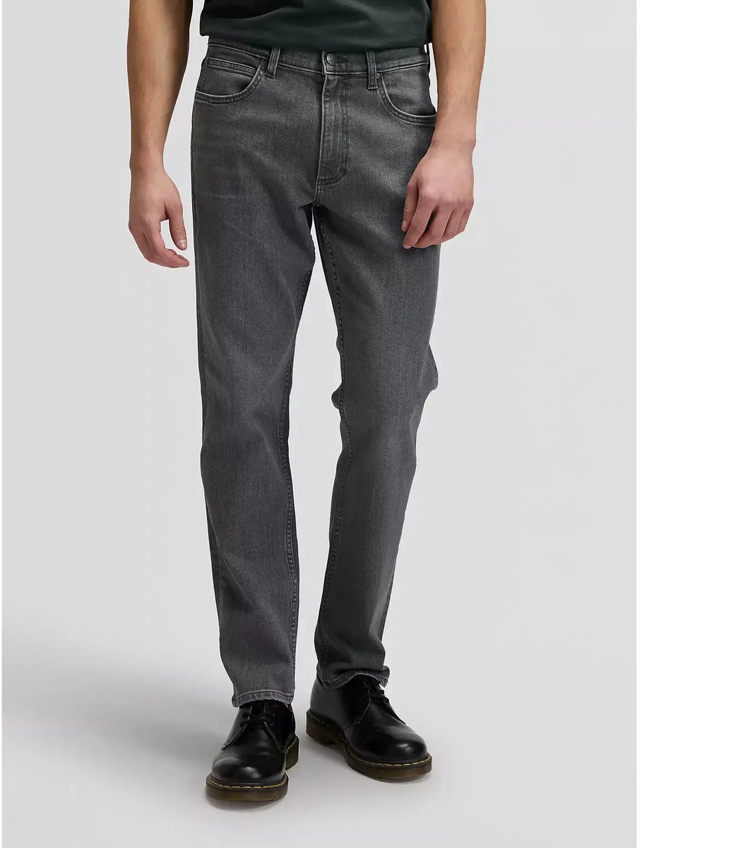 Straight Jeans Lee Daren Dark Flame Zwart