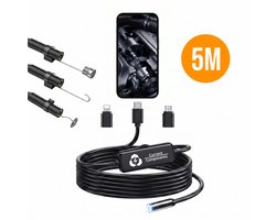 Current Endoscoop - Inspectie Camera - Rioolcamera - Inspectiecamera - 5M - 1920p HD - IP67 - Met App