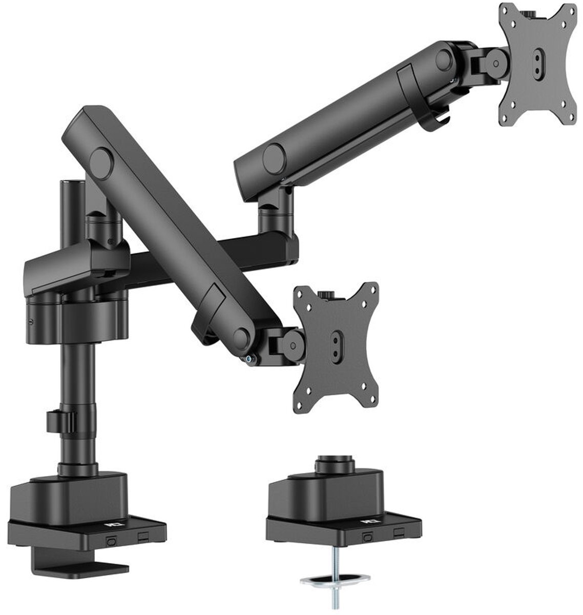 ACT Monitorarm 35" office solid pro, mechanische veer, 2 schermen AC8328