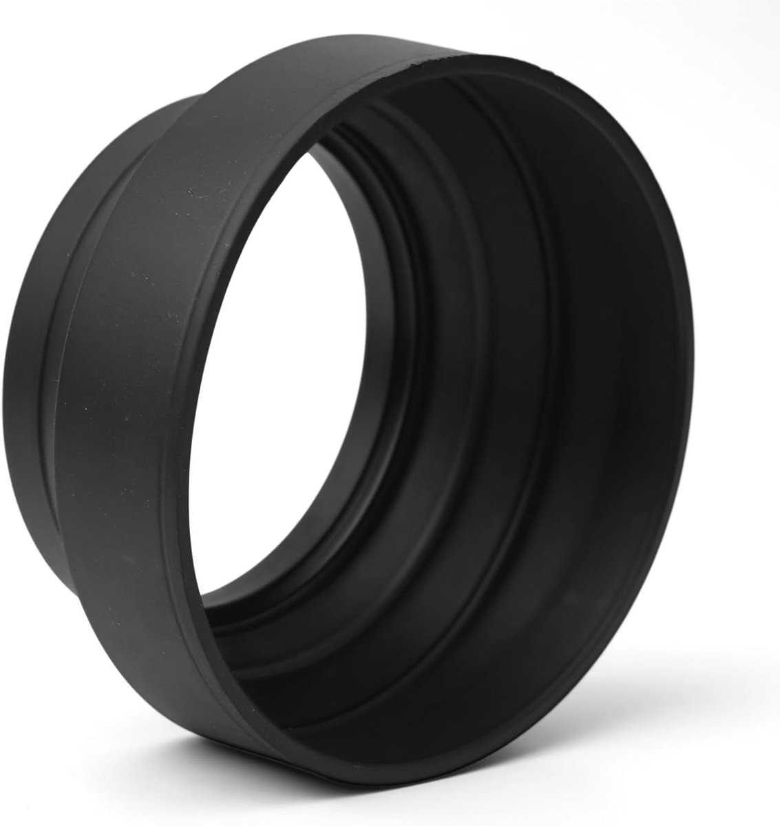 Universele Camera Zonnekap met Rubber Digitale Lenskap en 3 Verstelbare Standen voor Diverse Merken (82mm)