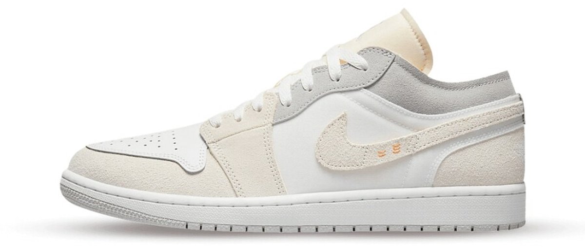 Air Jordan 1 Low Inside Out Cream White Light Grey - Maat 40