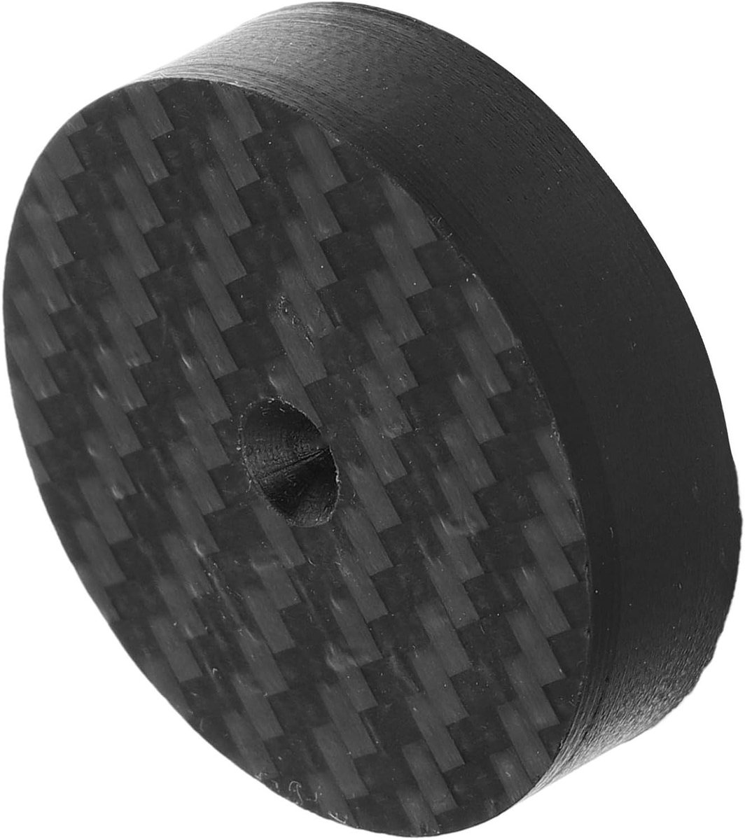 Luidspreker Isolatiepads - Audiovoetjes Trillingsdempers - Verbeter Geluidskwaliteit - Precisie Gemaakt Koolstofvezel - 40 x 40 x 10 mm - Zwart